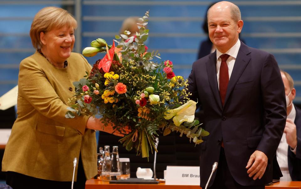 Angela Merkel will remain as acting Chancellor for the next fortnight - Getty Images