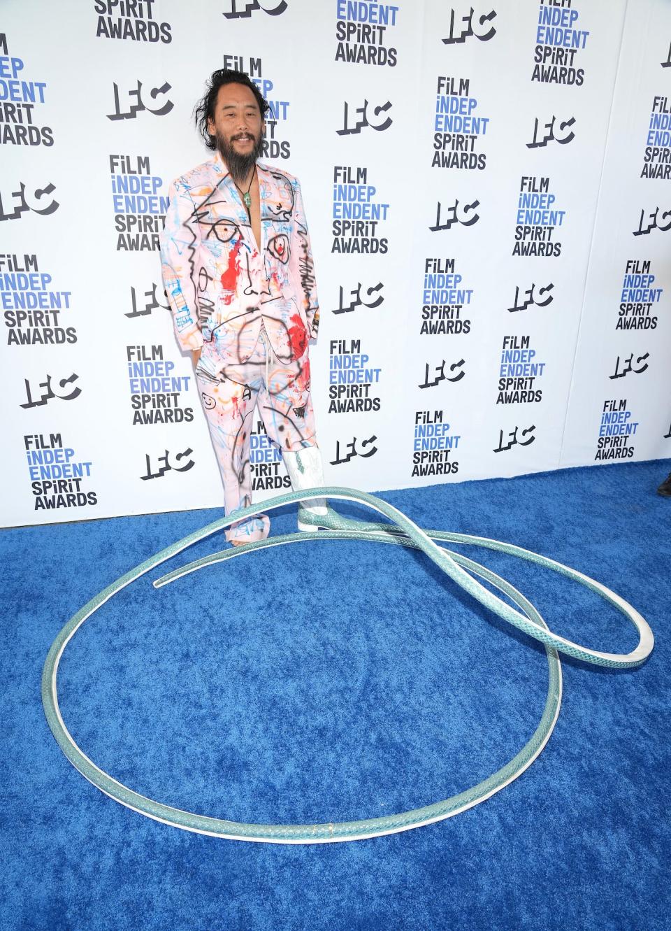 David Choe at the Film Independent Spirit Awards on March 6, 2022.