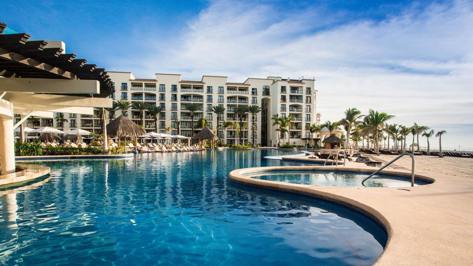 The pool at Hyatt Ziva Los Cabos