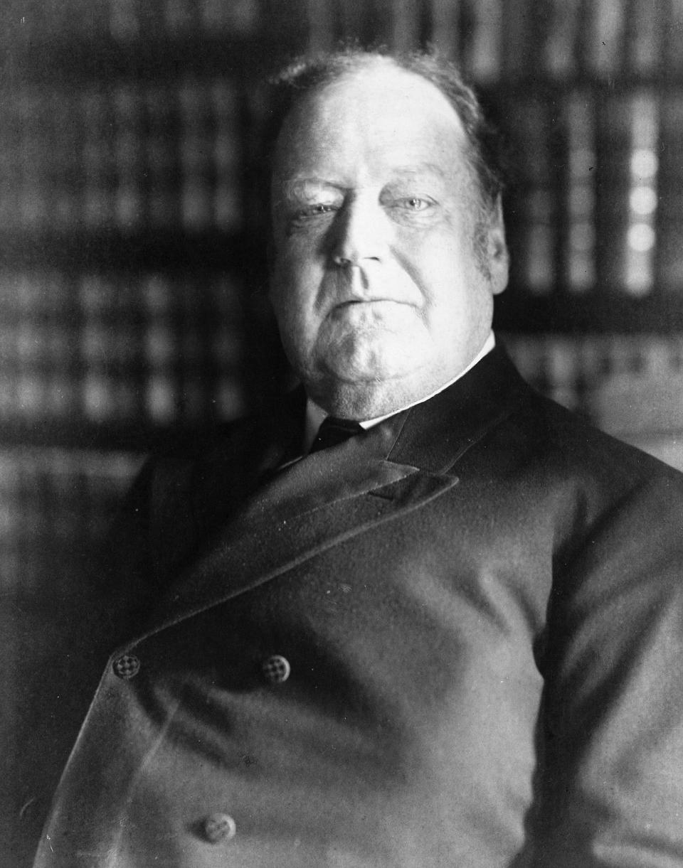 Edward Douglass White of Thibodaux is shown in a portrait taken in 1905 while he served as a U.S. Supreme Court justice.