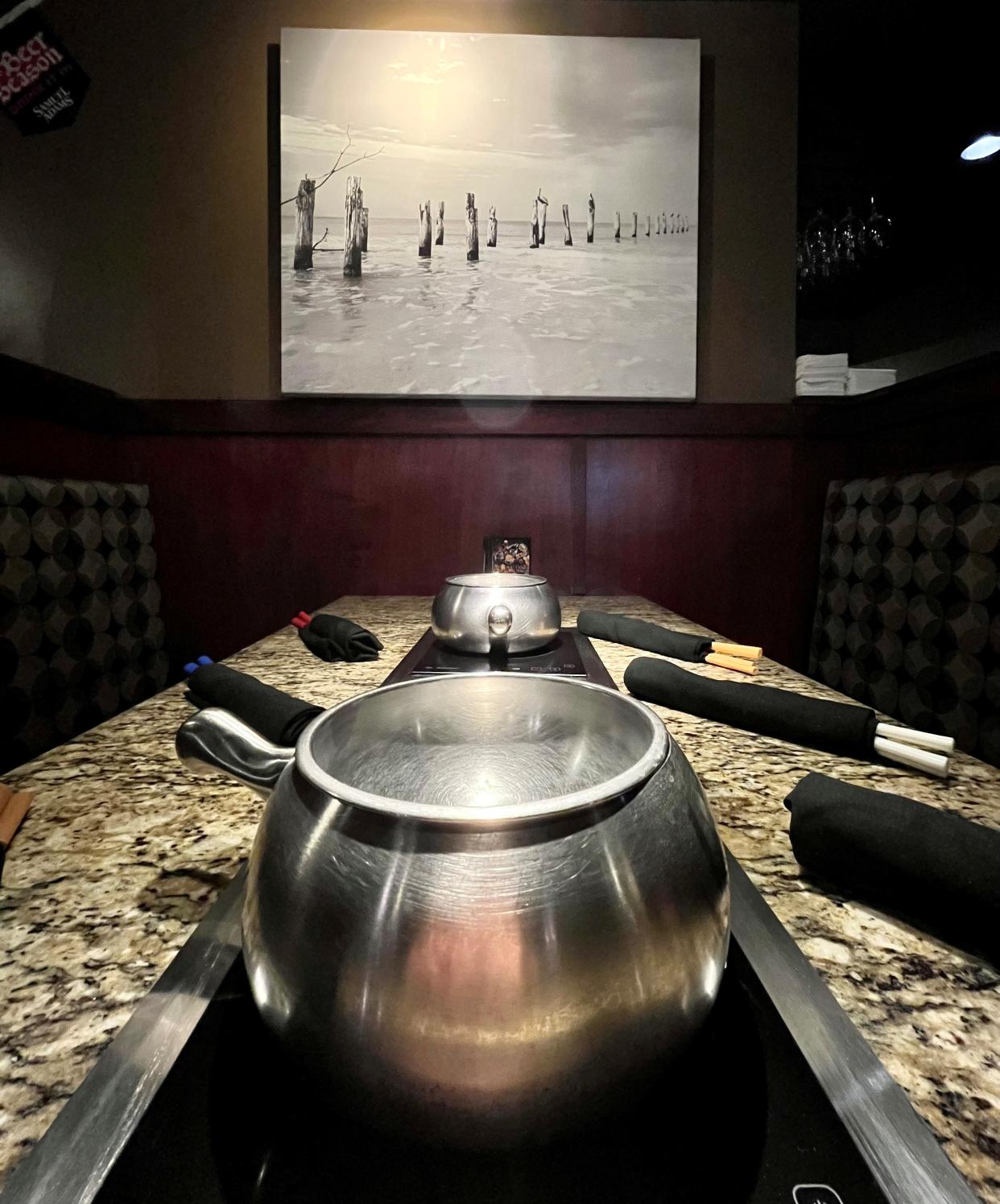Melting Pot's fondue pots provide an interactive experience.