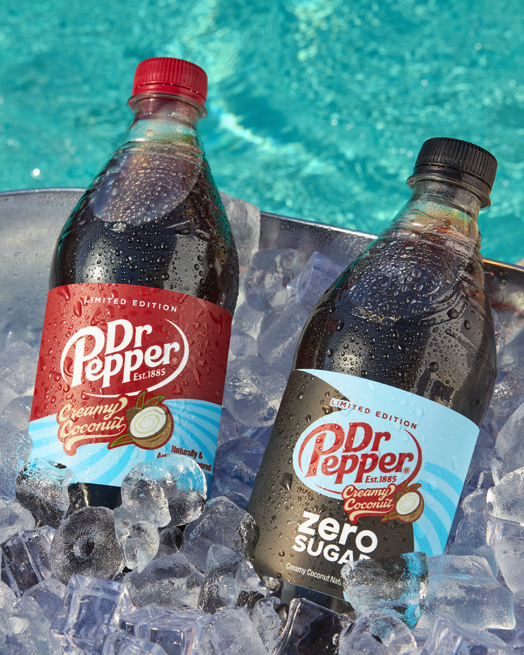 dr pepper creamy coconut bottles