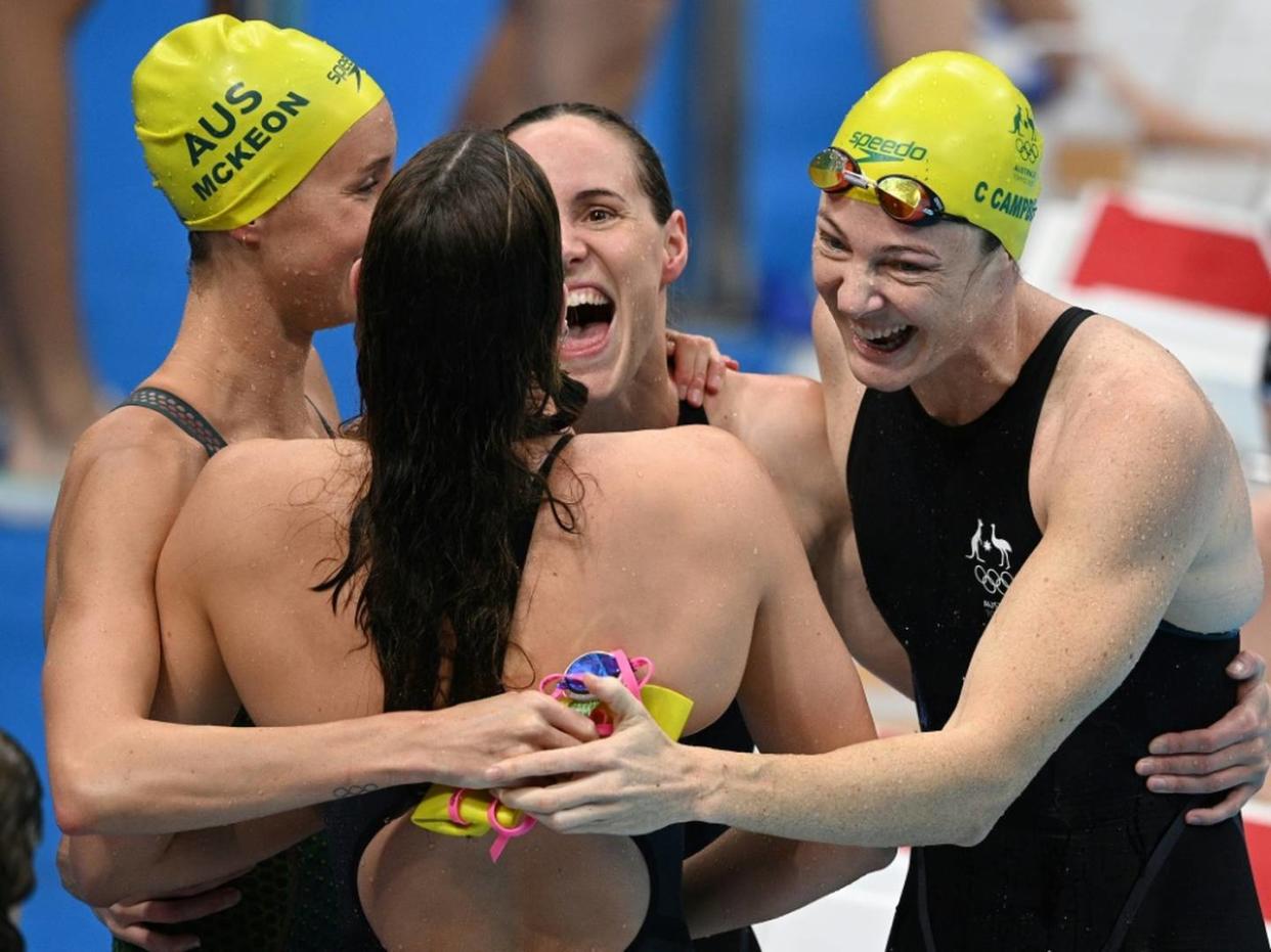 Erster Weltrekord beim Schwimmen in Tokio