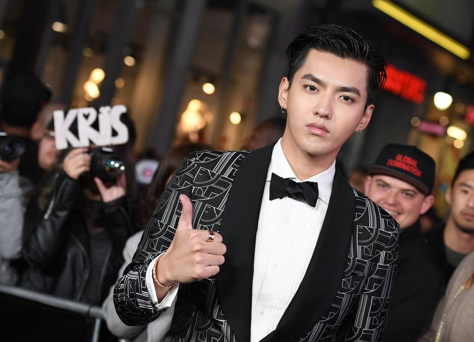 Kris Wu attends the premiere of  xXx: Return Of Xander Cage in 2017 (AFP via Getty Images)