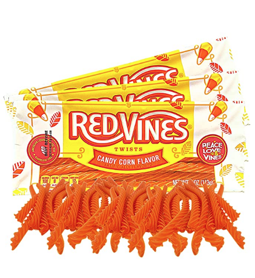 Red Vines Candy Corn Flavored Licorice Twists