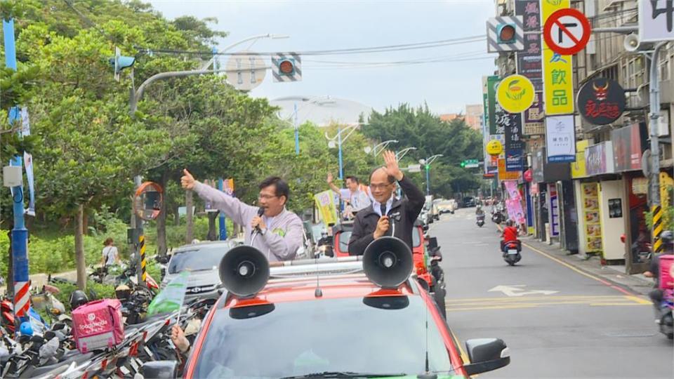 超級星級天！林佳龍車掃衝刺　隔空聲援恩恩爸