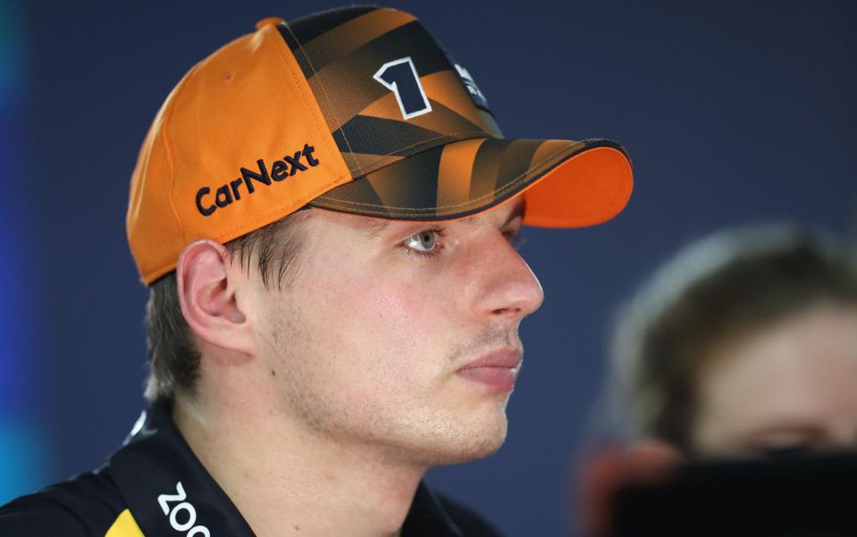 Max Verstappen of Red Bull Racing and The Netherlands during qualifying ahead of the F1 Grand Prix of Singapore at Marina Bay Street Circuit on October 01, 2022 in Singapore, Singapore - Getty Images AsiaPac 