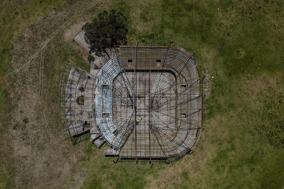 El San Bernardo Stadium, desde el dron de LA NACION