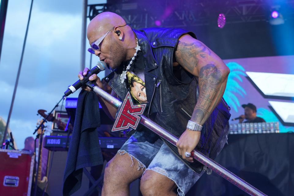 Flo Rida, shown performing recently in Nashville, will be the headliner on the second night of CelebrateErie 2023.