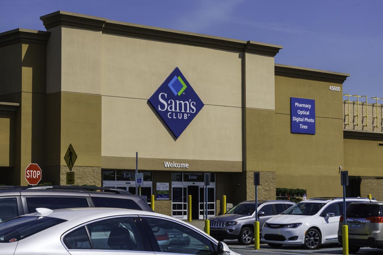 A Sam's Club location in Shelby Township, Michigan. Sam's Club is a membership warehouse chain owned and operated by Walmart.