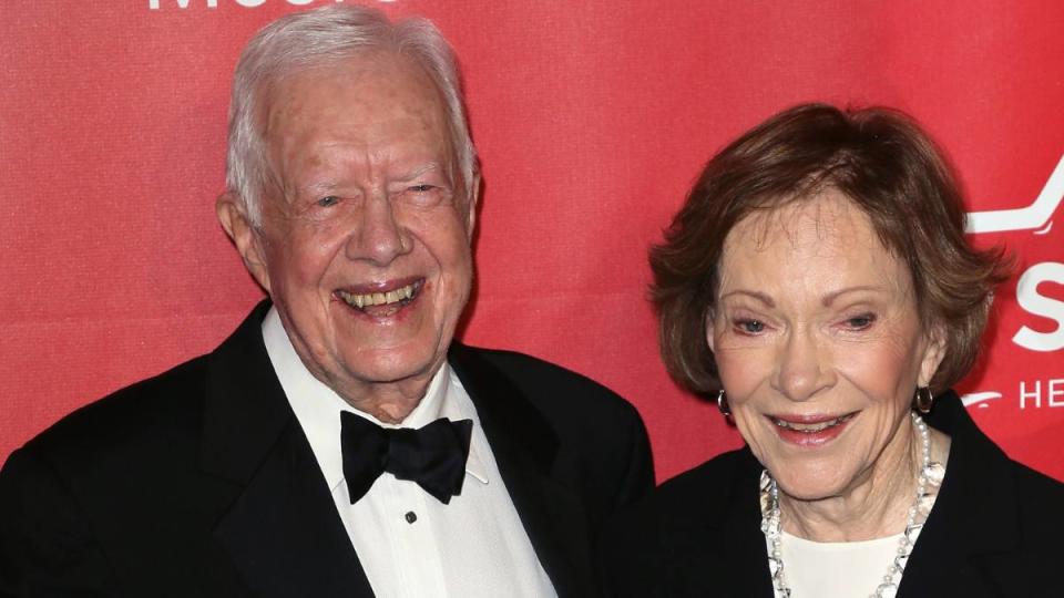 Jimmy and Rosalynn Carter in 2015