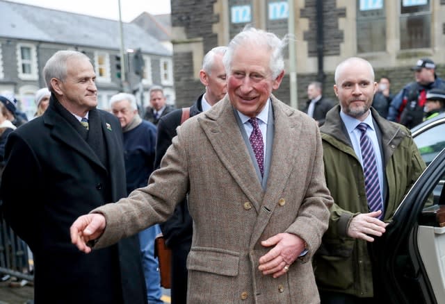 The Prince of Wales visit to south Wales