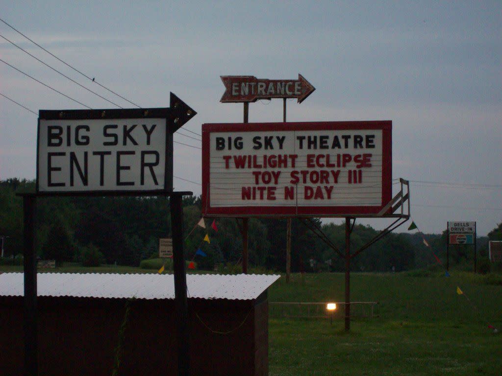 Big Sky Twin Drive-In Theatre in Wisconsin Dells, Wisconsin