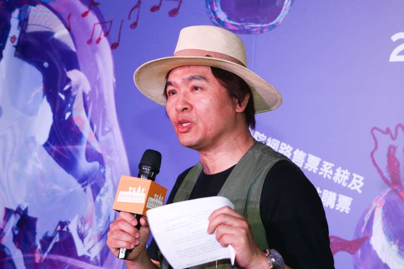 台北表演藝術中心總監王孟超，出席2018台北兒童藝術節啟售記者會。（陳明仁攝）