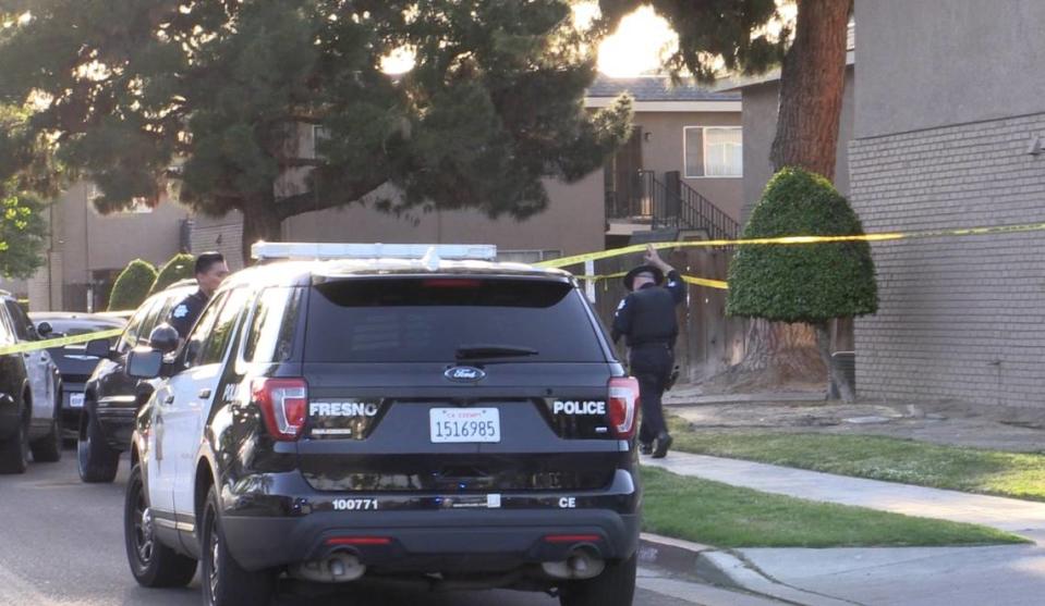 A teen was killed at a Fresno, California apartment complex on Tuesday, April 25, 2023.