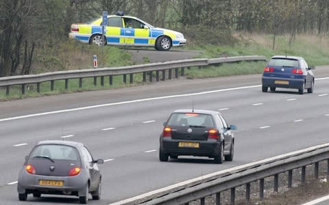 While police who stop speeding motorists can establish the identity of a foreign driver, tracking down foreign drivers through speed camera footage can exceed the six month time limit for a prosecution - Credit: IAN JONES