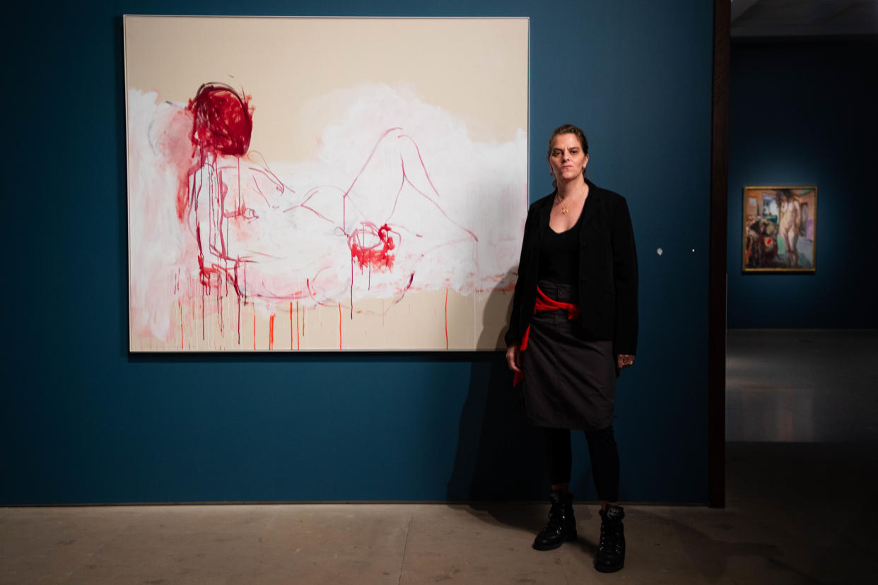 Tracey Emin at her new Royal Academy show (David Parry/ Royal Academy of Arts)