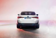 <p>BMW shows off its production i4 electric sedan for the first time</p> 