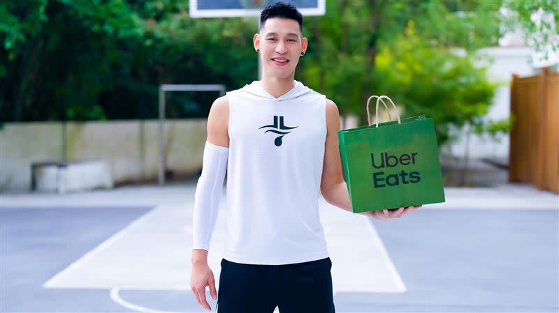 林書豪是UberEats的重度使用者，曾在四天內下了六筆訂單，有望挑戰成為Uber Eats下單MVP。（圖／Uber Eats提供）