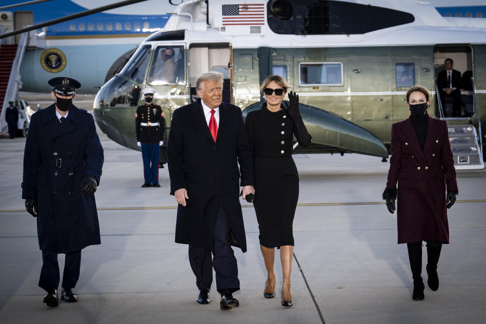 Image: President Trump Departs For Florida At The End Of His Presidency (Pool / Getty Images)