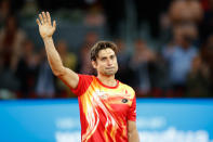 Après 19 ans de carrière à haut niveau, l'Espagnol David Ferrer quitte le circuit professionnel à la suite d'une défaite contre Zverev au deuxième tour du Masters 1000 de Madrid. Il aura glané 27 titres (dont le Masters de Bercy 2012) et aussi atteint la finale de Roland-Garros en 2013. (Crédit : Getty Images)