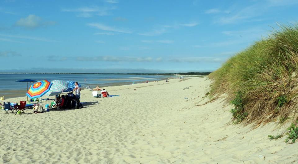 BREWSTER--Crosby Landing Beach on the gentle Cape Cod Bay side.