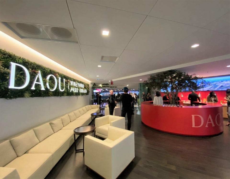 The DAOU Lounge is a new private space that groups can rent for Fiserv Forum events.