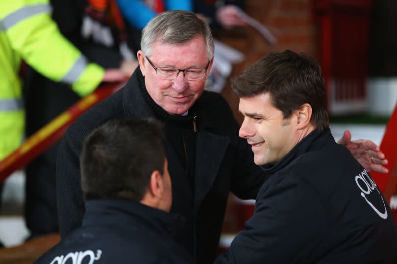 Sir Alex Ferguson (left) has hailed Mauricio Pochettino in the past.