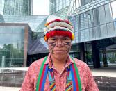 Activists meet Deutsche Bank to voice concerns about energy project in Amazon