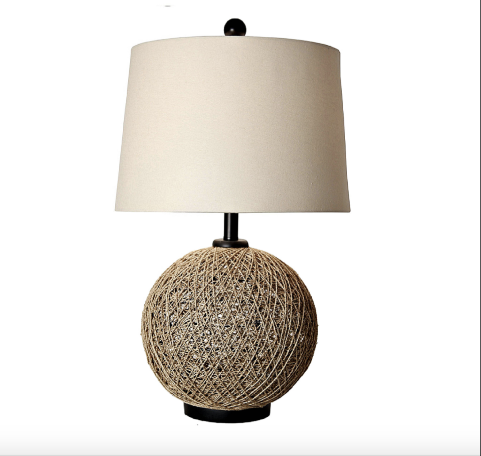 Rattan Ball Table Lamp