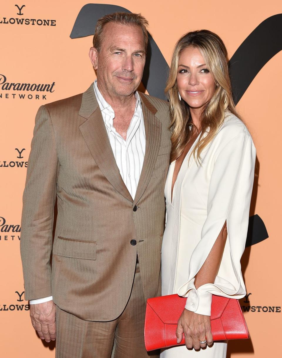 Kevin Costner and Christine Baumgartner