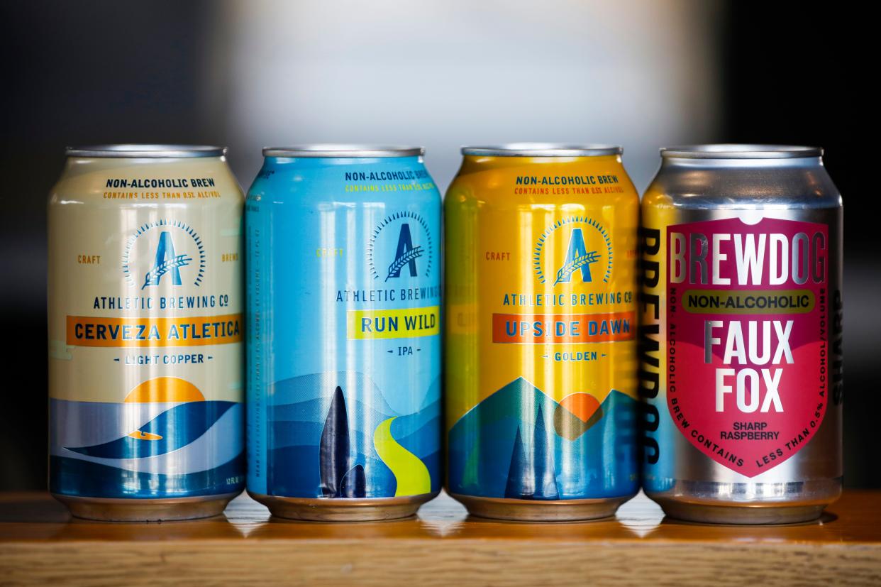 Hold Fast Brewing sells several non-alcoholic beers from Athletic Brewing Co. and Brewdog.