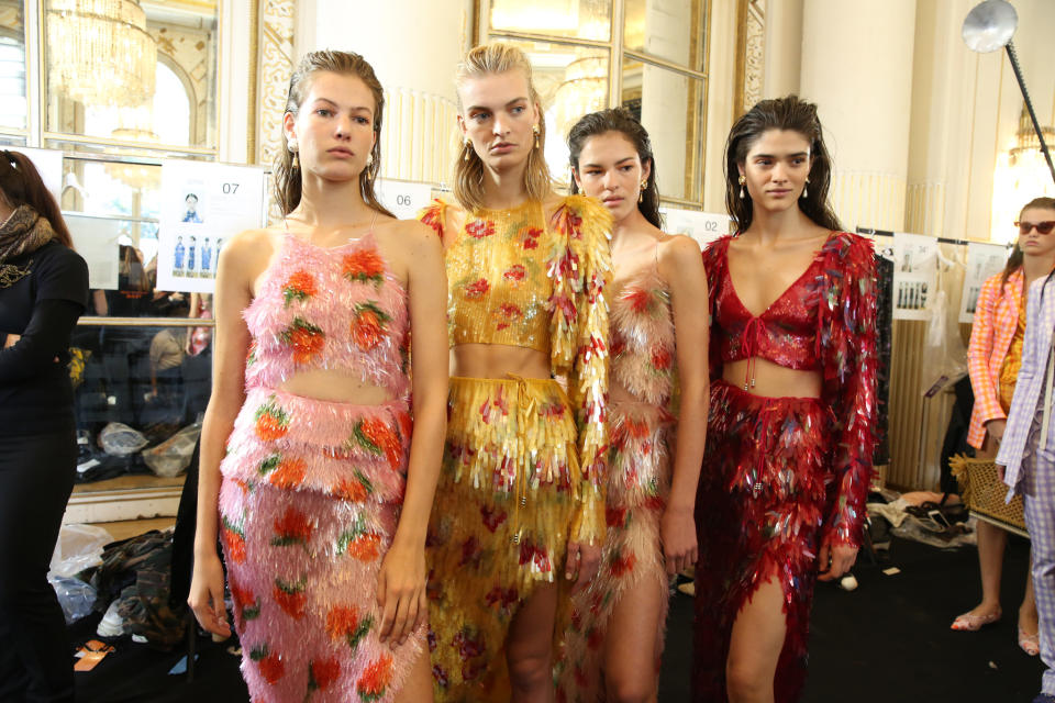 Backstage at Altuzarra RTW Spring 2019