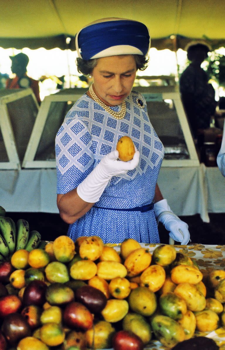 Mangoes are always kept in the palace.