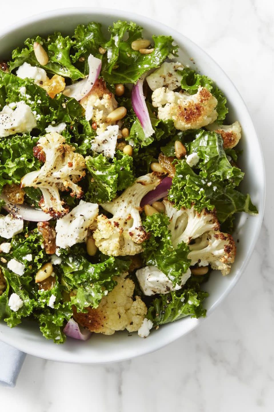 Kale and Roasted Cauliflower Salad