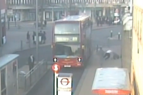 Bus driver's fight with passenger caught on CCTV