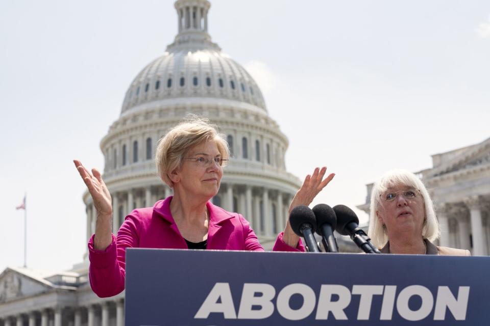 Sens. Elizabeth Warren (D-Mass.) and Patty Murray (D-Wash.).