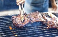 <p><a href="https://www.thedailymeal.com/cook/rib-bible-everything-you-need-know-make-perfect-barbecued-ribs" rel="nofollow noopener" target="_blank" data-ylk="slk:Barbecue ribs;elm:context_link;itc:0;sec:content-canvas" class="link "><b>Barbecue ribs</b></a> are the perfect Memorial Day dish, if we do say so ourselves. You may be tempted to cook these delicious meat morsels on the grill the entire time, but the trick to fall-off-the-bone ribs is to do the majority of cooking in a low-heat oven and then give them a final char on the grill.</p>