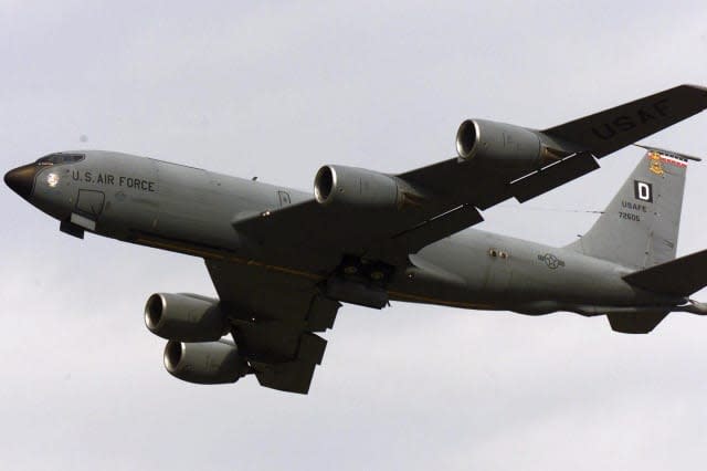 US Air Force plane disappears over English Channel