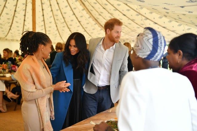 Doria Ragland, Meghan Markle, and Prince Harry