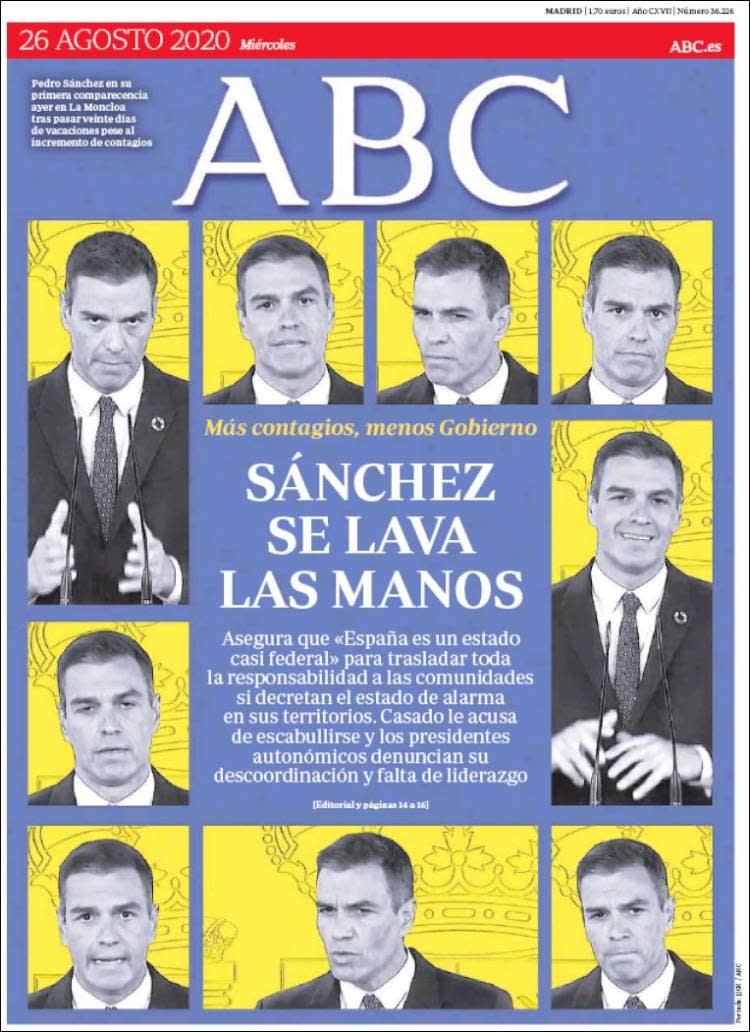 La polémica portada del ABC (Kiosko.net)