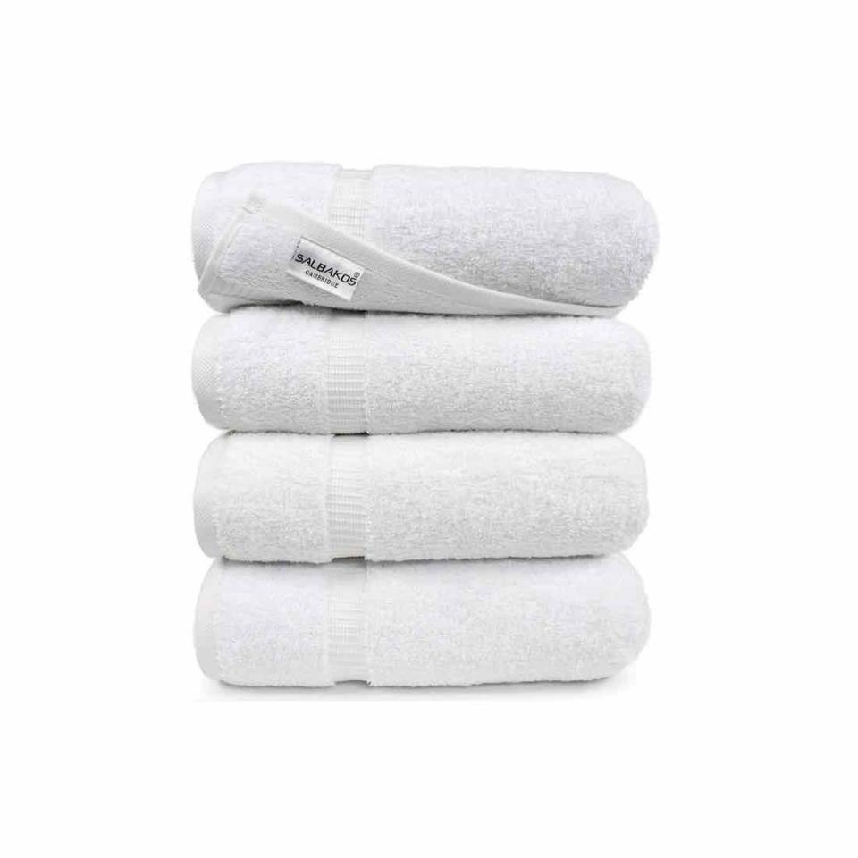 100% Organic Turkish Cotton Luxury Bath Towels, Set of 4