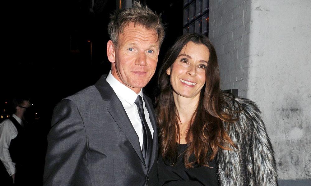 Gordon Ramsay with his wife Tana