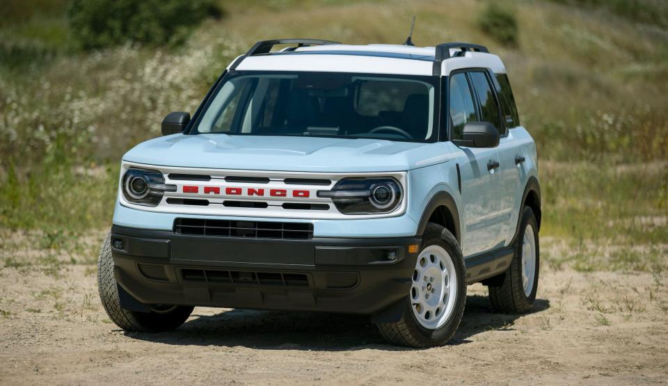 The Ford Bronco Sport Heritage Edition.