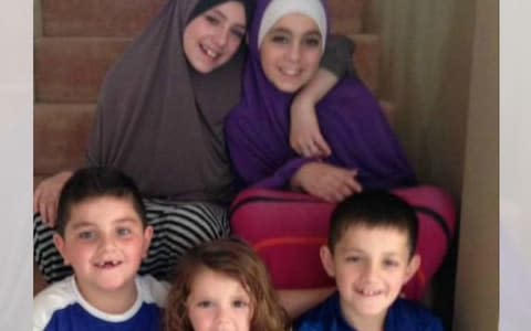 The children in Australia before their parents took them to Syria