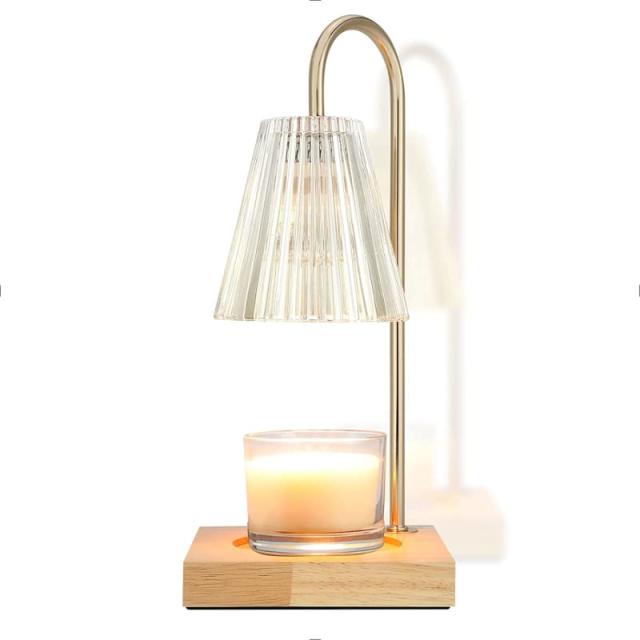 LUXGARDEN Electric Candle Warmer Lamp With Timer, Candle Warmer