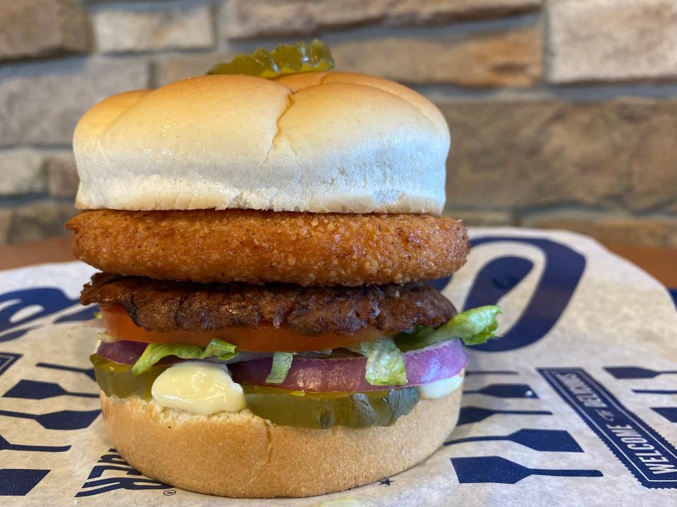 The famous Culver's CurderBurger returns to the restaurant's menu on Oct. 12. Culver's is hopeful the burger will be available through the end of the month.