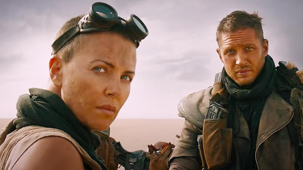  Charlize Theron and Tom Hardy in Fury Road. 
