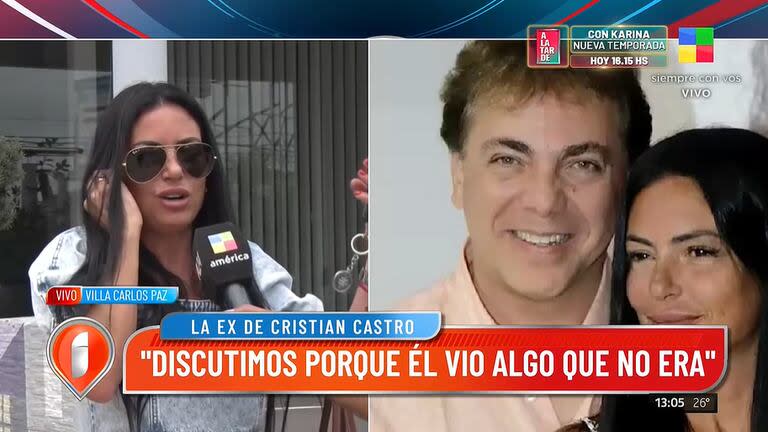 Mariela Sánchez reveló el motivo por el que se separó de Cristian Castro (Foto: captura TV)