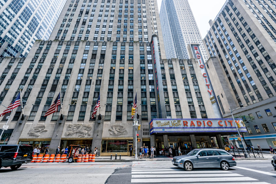 Radio City Music Hall in Midtown Manhattan - Credit: Getty Images